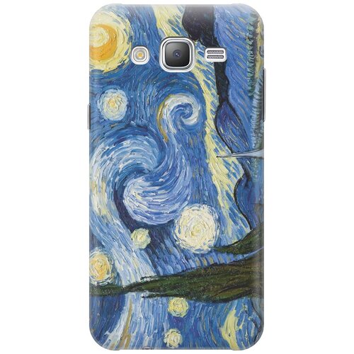 фото Силиконовый чехол на samsung galaxy j5 (2015) / самсунг джей 5 2015 с принтом "звездная ночь" gosso