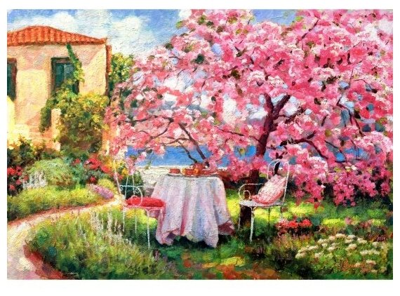 Картина стразами Остров Сокровищ (алмазная мозаика) 30х40 см, "Краски юга", без подрамника
