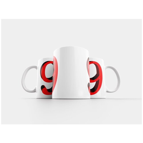 фото Кружка "номер, цифра, текст" 320 мл lotsprints