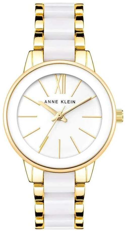 Наручные часы ANNE KLEIN Metals 3878WTGB, белый