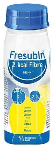 FRESENIUS KABI Фрезубин напиток 2 ккал с пищевыми волокнами, готовое к употреблению, 200 мл, лимон