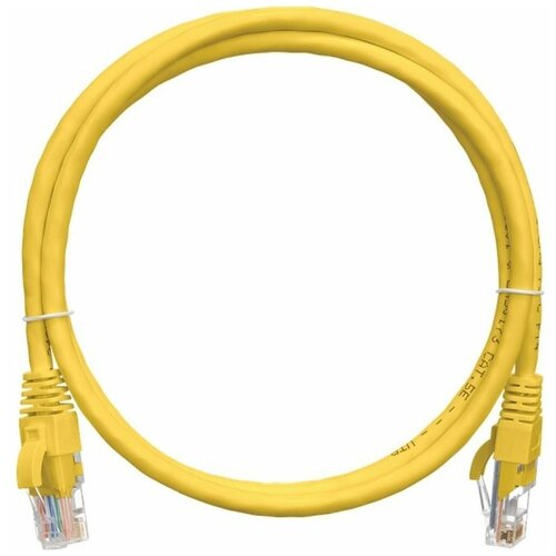 Коммутационный шнур NIKOMAX U/UTP 4 пары, желтый, 1,5м NMC-PC4UD55B-015-C-YL