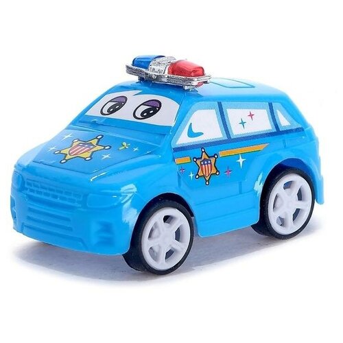 Машина инерционная «Полиция», цвета микс, 4 штуки машины наша игрушка машина инерционная полиция a5577 4