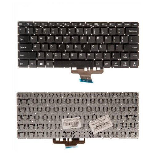 Keyboard Клавиатура для ноутбука Lenovo Ideapad 510S 510S-14IKB 510S-14ISK черная без рамки 1036₽