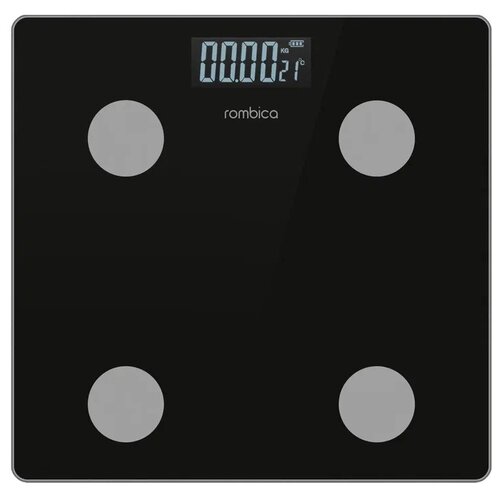 Весы Rombica напольные Scale One (SCL-0001 - измеряет 2 параметра) цвет черный