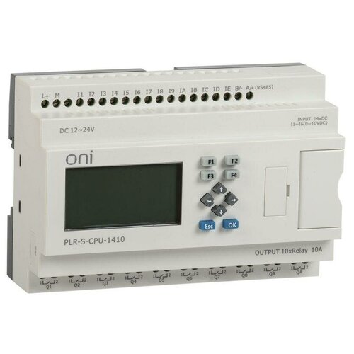 Реле логическое PLR-S. CPU1410 ONI PLR-S-CPU-1410, 1шт модуль релейного вывода advantech adam 4069 b 8 каналов power relay output module with modbus adva