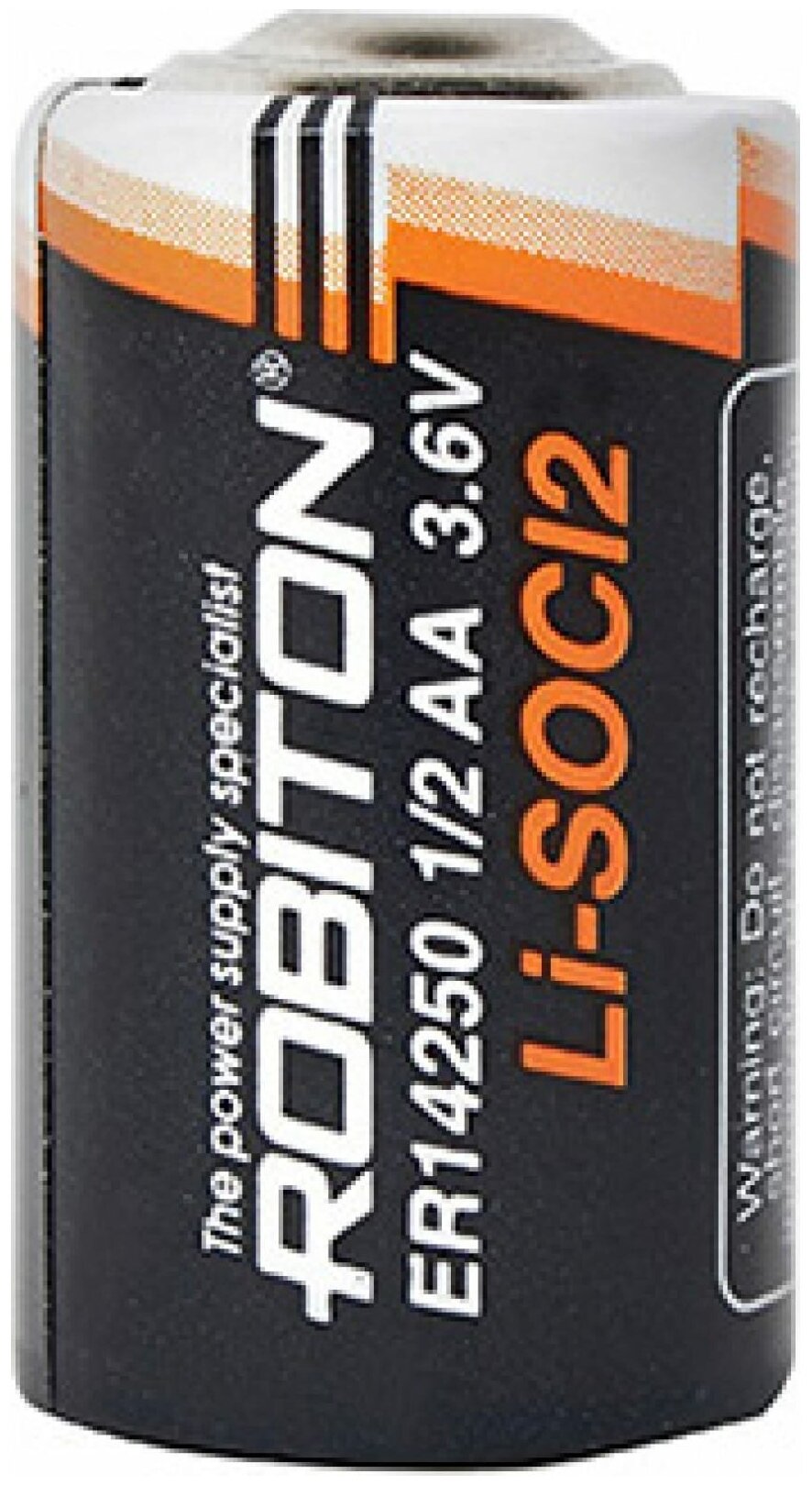 Батарейка литий-тионилхлоридная Li-SOCl2 ROBITON ER 14250 Lithium, 3.6 В, 1/2 AA, 1300 мАч - фотография № 1