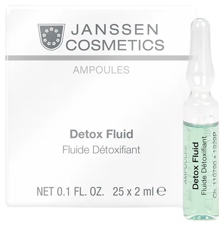 Janssen Cosmetics Детокс-сыворотка для лица в ампулах Ampoules Detox Fluid, 2 мл, 25 шт.