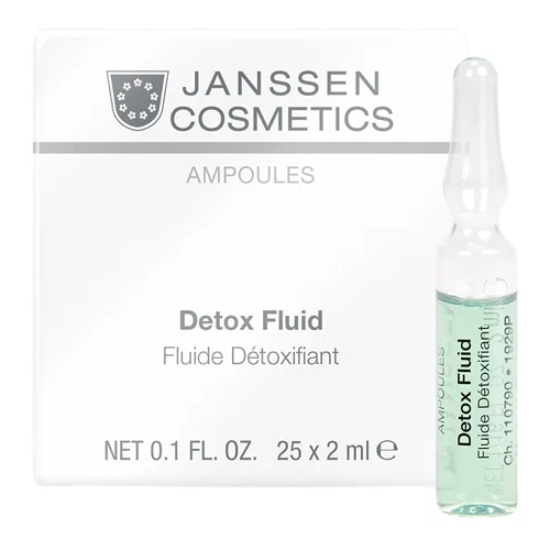 Janssen Cosmetics Детокс-сыворотка для лица в ампулах Ampoules Detox Fluid, 2 мл, 25 шт.