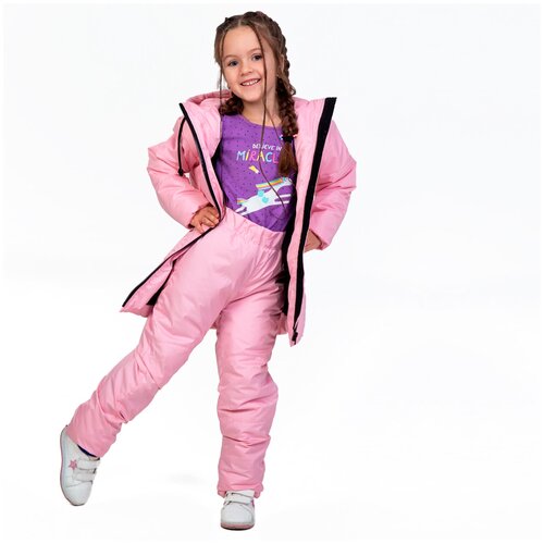 фото Tw21-665241002 брюки утепленные, розовый, раз. 122 tuot