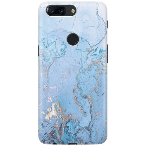 фото Re:pa накладка transparent для oneplus 5t с принтом "голубой мрамор"