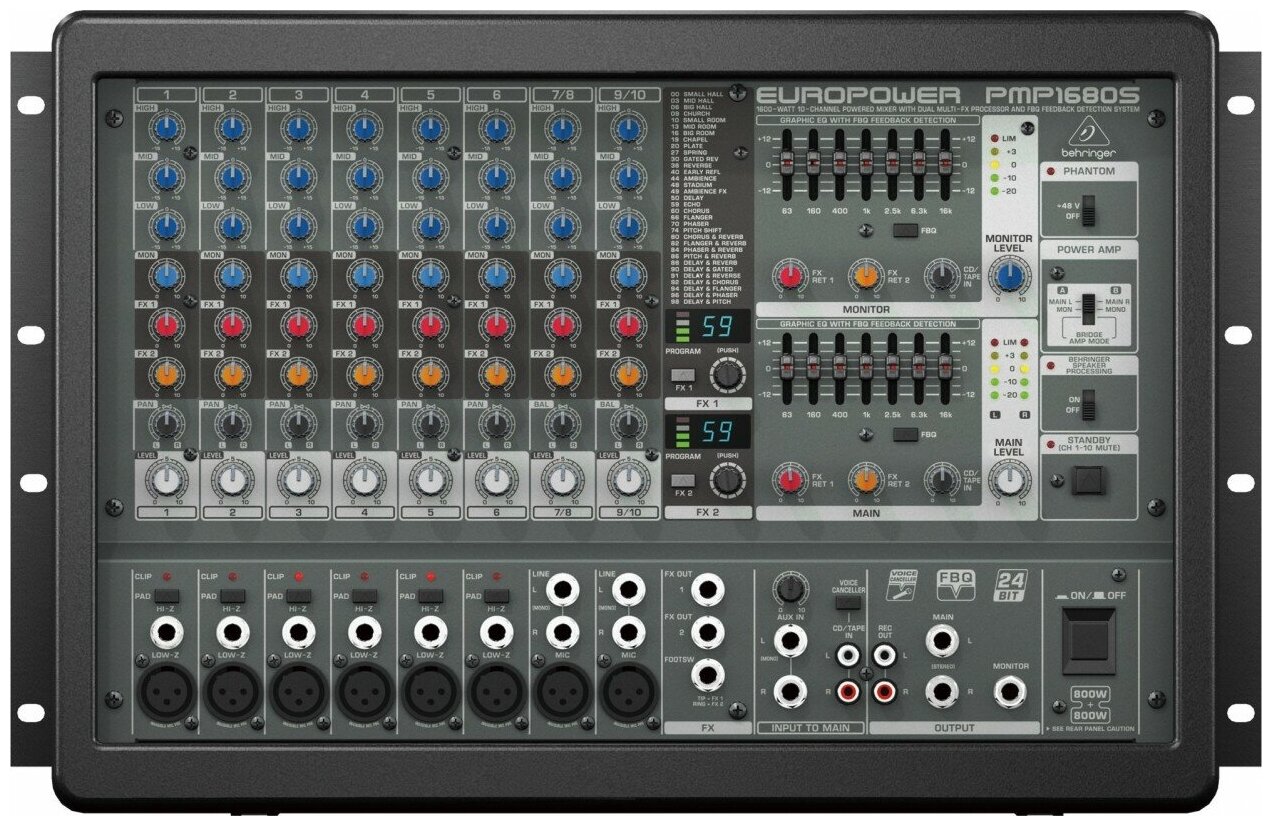 Behringer PMP1680S Europower микшерный пульт