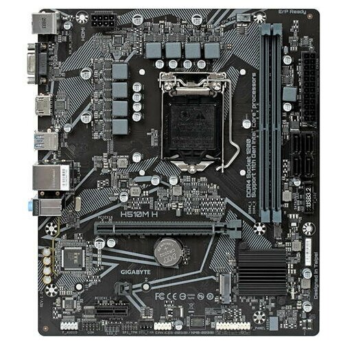 Материнская плата GIGABYTE H510M H (LGA1200)