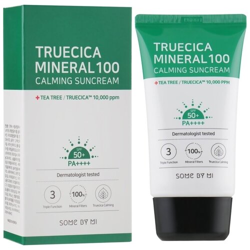 Some By Mi Крем солнцезащитный для проблемной кожи Truecica Minera 100 Calming Suncream 50 мл.