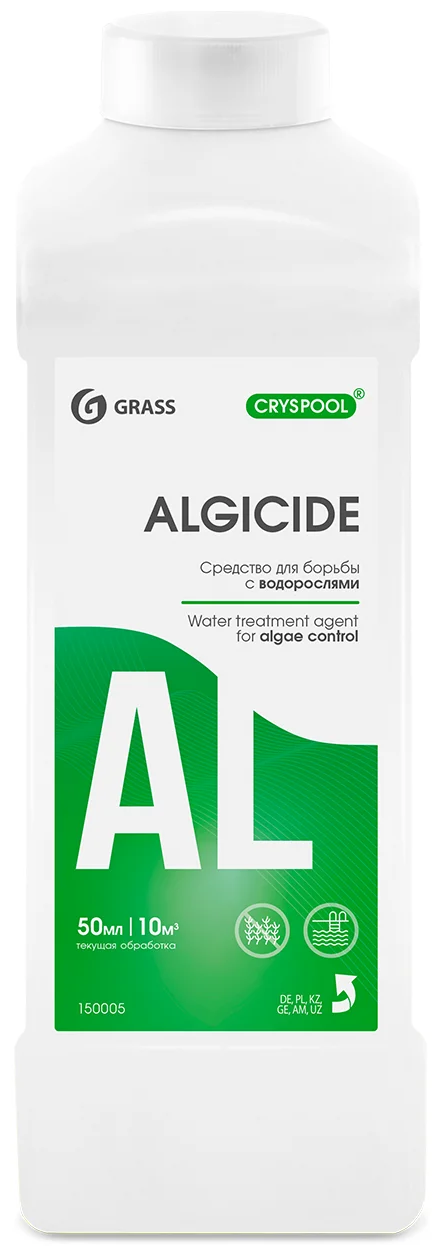 Жидкость для фонтанов Grass Cryspool algicide для борьбы с водорослями, 1 л