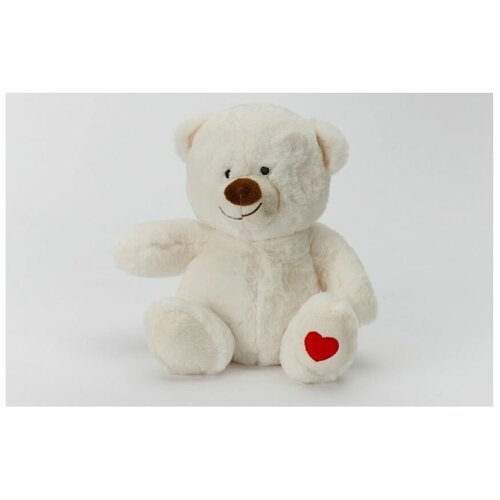 фото Мягкая игрушка медвежонок с сердечком, размер (шхвхг): 12x21x10 см hoff