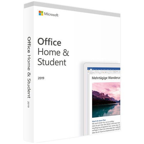 Microsoft Office Home and Student 2019 - Цифровой ключ microsoft office 2016 home and student russian russia only medialess