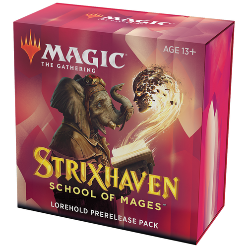 mtg 2021 стриксхейвен школа магов strixhaven school of mages дисплей из 36 драфт бустеров на русском языке Magic: the Gathering - пререлизный набор выпуска Стриксхейвен на русском языке: Лорхолд