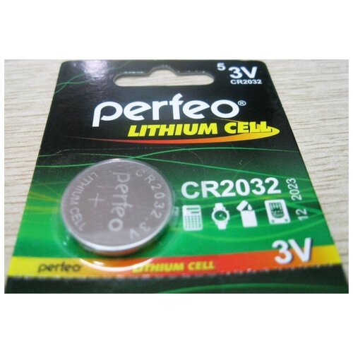 Батарейка (таблетка) PERFEO CR2032 5/BL 1шт