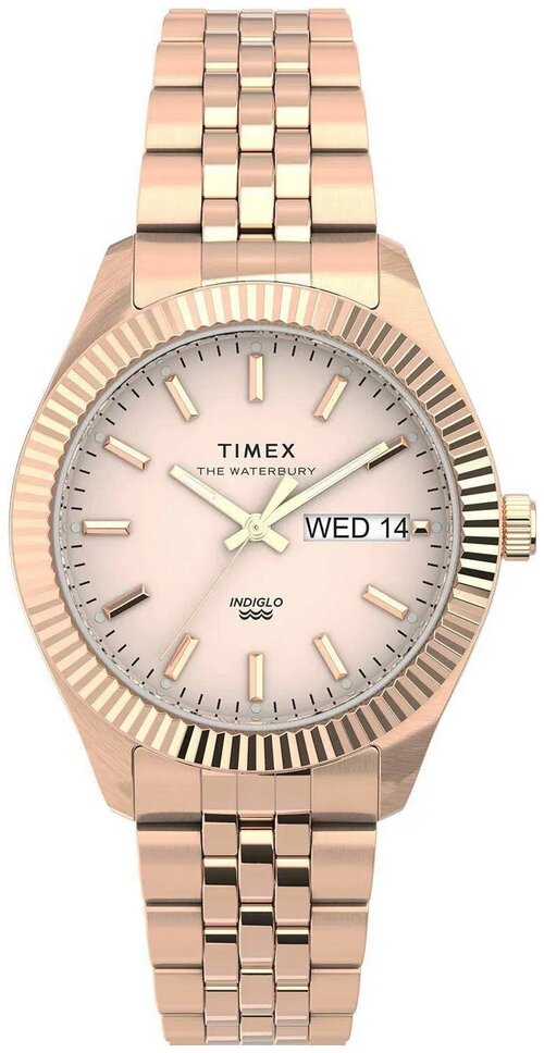 Наручные часы TIMEX Waterbury, золотой, розовый