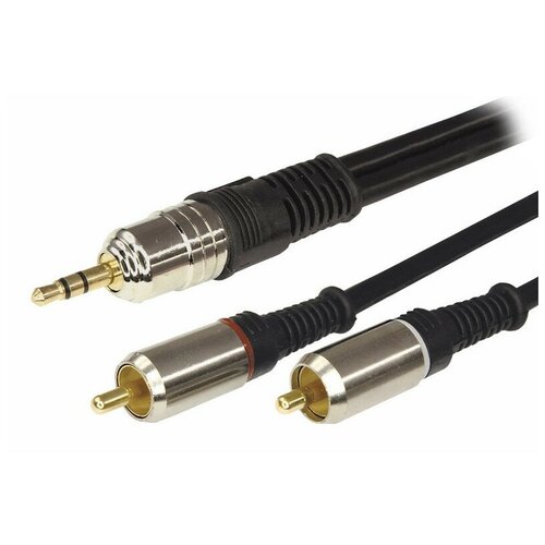 Аксессуар Rexant 3.5mm Stereo Plug - 2RCA Plug 3m 17-4224 аксессуар rexant 2rca plug 2rca plug 3m 17 0145