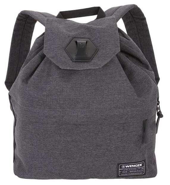 Рюкзак WENGER 5332424403 для 13' ноутбука, cерый, ткань Grey Heather/ полиэстер 600D PU, 33х13х39 см, 16 л