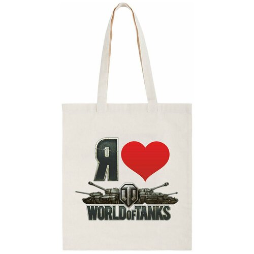 фото Сумка-шоппер coolpodarok "i love world of tanks"
