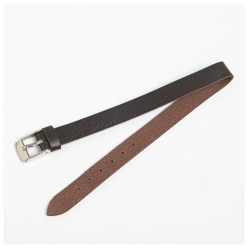 фото Ремешок для часов, женский, 10 мм, натуральная кожа, коричневый straps