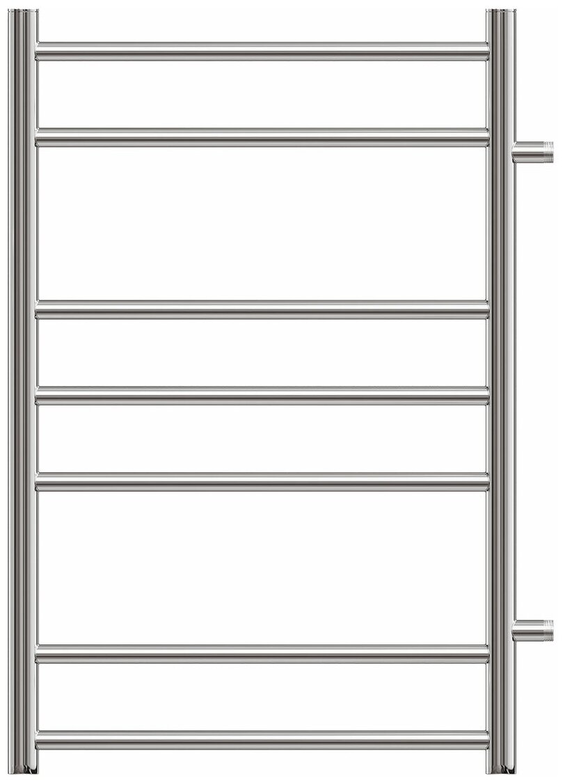 Полотенцесушитель водяной Point PN10558 П7 500x800 с боковым подключением 500, хром