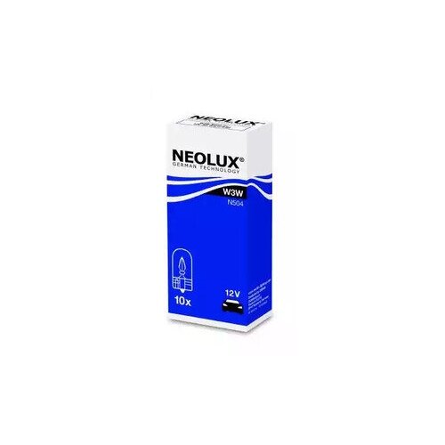 Лампа Neolux W3w N504 3W 12V W2.1x9.5d 5Xfs10 Osram арт. n504