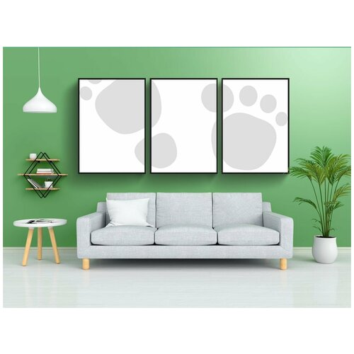 фото Набор модулных постеров для интерьера "детка, небольшой, ноги" 60x90 см. в тубусе, без рамки lotsprints