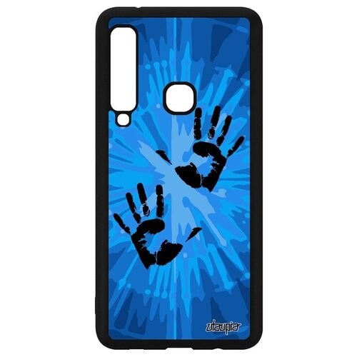 фото Красивый чехол на // galaxy a9 2018 // "отпечаток ладони" rasta рука, utaupia, черный