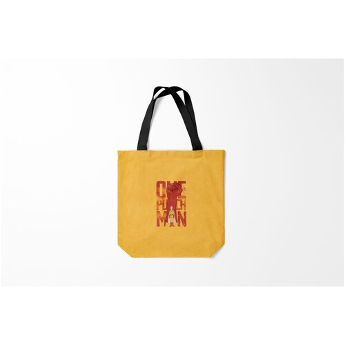 фото Сумка-шоппер / 40х40 см / аниме / one punch man ван панч мэн burnettie