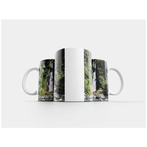 фото Кружка "водопад, праздничный день, посмотреть" 320 мл lotsprints