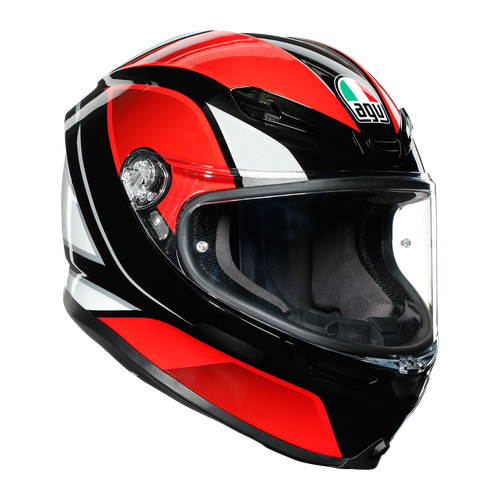 фото Шлем agv k-6 multi hyphen black/red/white xxl