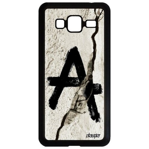 фото Противоударный чехол на телефон // galaxy j3 2016 // "анархия" символ анархист, utaupia, серый