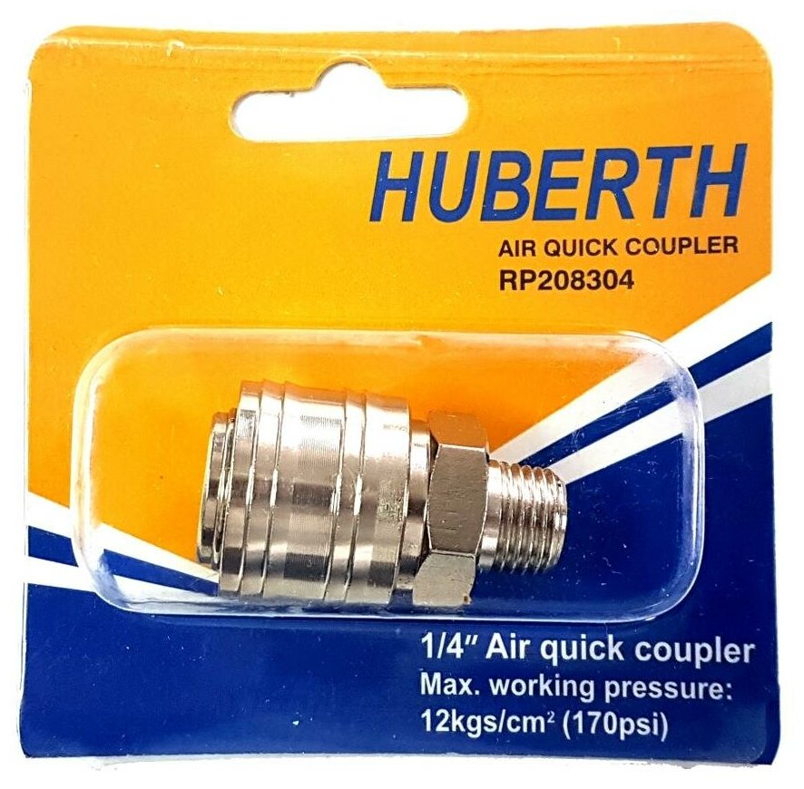 Быстросъемное соединение 1/4 Huberth Air Quick Coupler внешняя резьба тип «мама» (RP 208304)