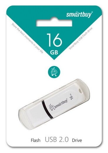 USB 16GB Smart Buy Paean белый