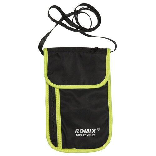 фото Сумка-кошелёк romix rh70 green-black 30422