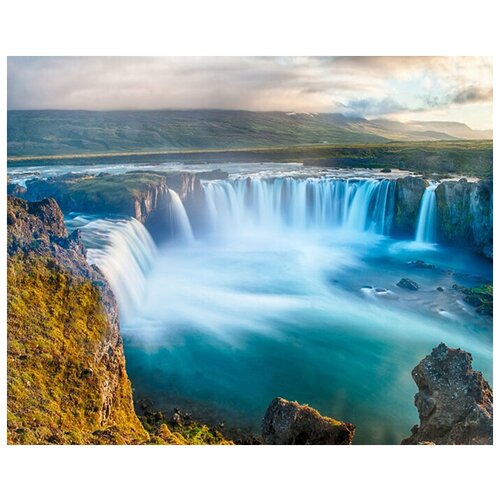 Картина по номерам ВанГогВоМне ZX 21659 Водопад Годафосс 40х50 см картина по номерам водопад годафосс 40x50 см