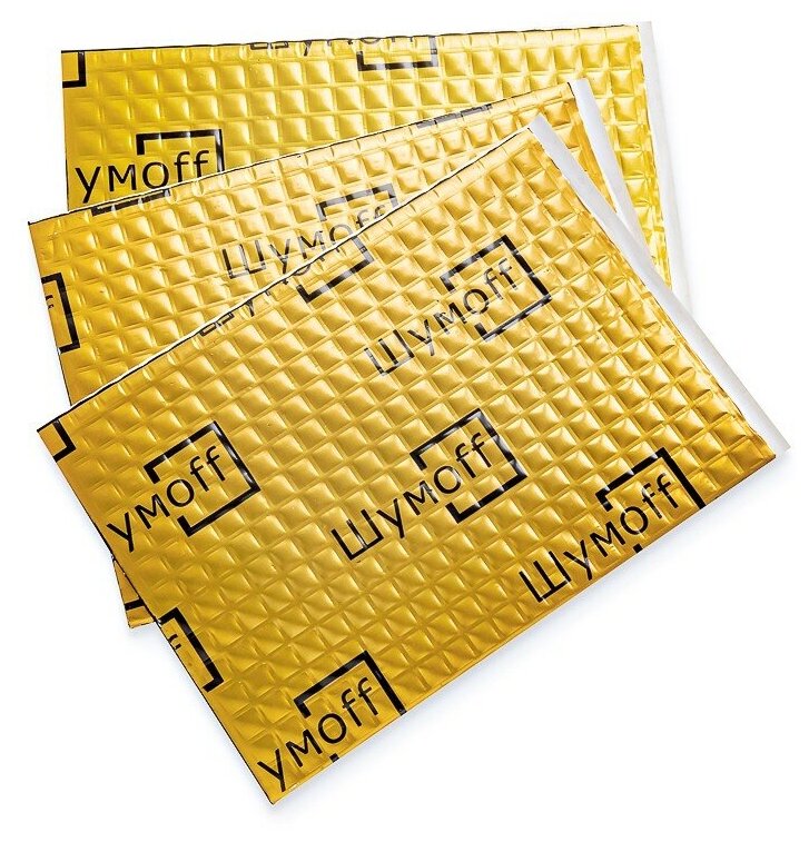 фото Виброизоляция Шумоff M4 / Шумоизоляция Шумофф М4 (2 листа)