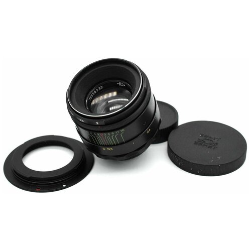 Советский мануальный объектив Гелиос-44-2 f2/58mm с переходником для Canon EOS