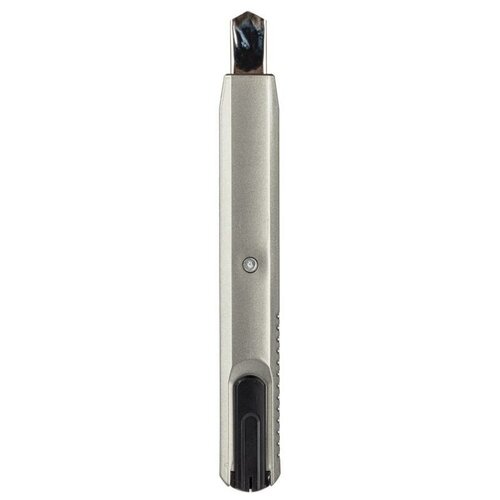 Нож канцелярский Deli E2036 фиксатор усиленный сталь серый.