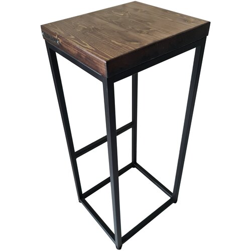Барный стул в стиле лофт IN_DA_LOFT Металл/Массив Дерева Д*Ш*В 35см*30см*80см