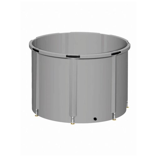 Складная ёмкость (бак/бочка) для воды EKUD 1500 л. (h=100, d=140)