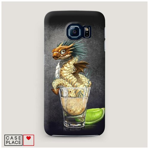 фото Чехол пластиковый samsung galaxy s6 алкоголь и дракон 1 case place
