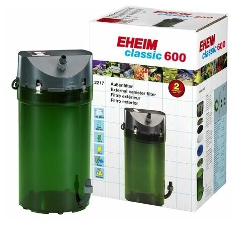 Eheim CLASSIC 2217050 фильтр внешний для аквариумов до 600 л, с бионаполнителем