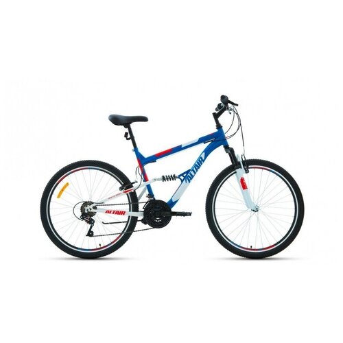 Велосипед ALTAIR MTB FS 26 10 26 18 ск рост 16 2022 синийкрасный RBK22AL26058 1519000₽