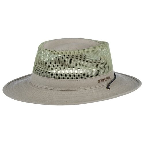 фото Шляпа stetson арт. 2791102 outdoor air cotton (бежевый), размер 57