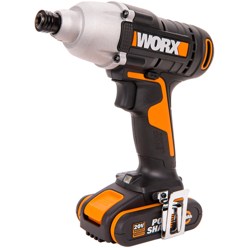 Винтоверт ударный аккумуляторный WORX WX291, 20В, 2Ач х1, с кейсом